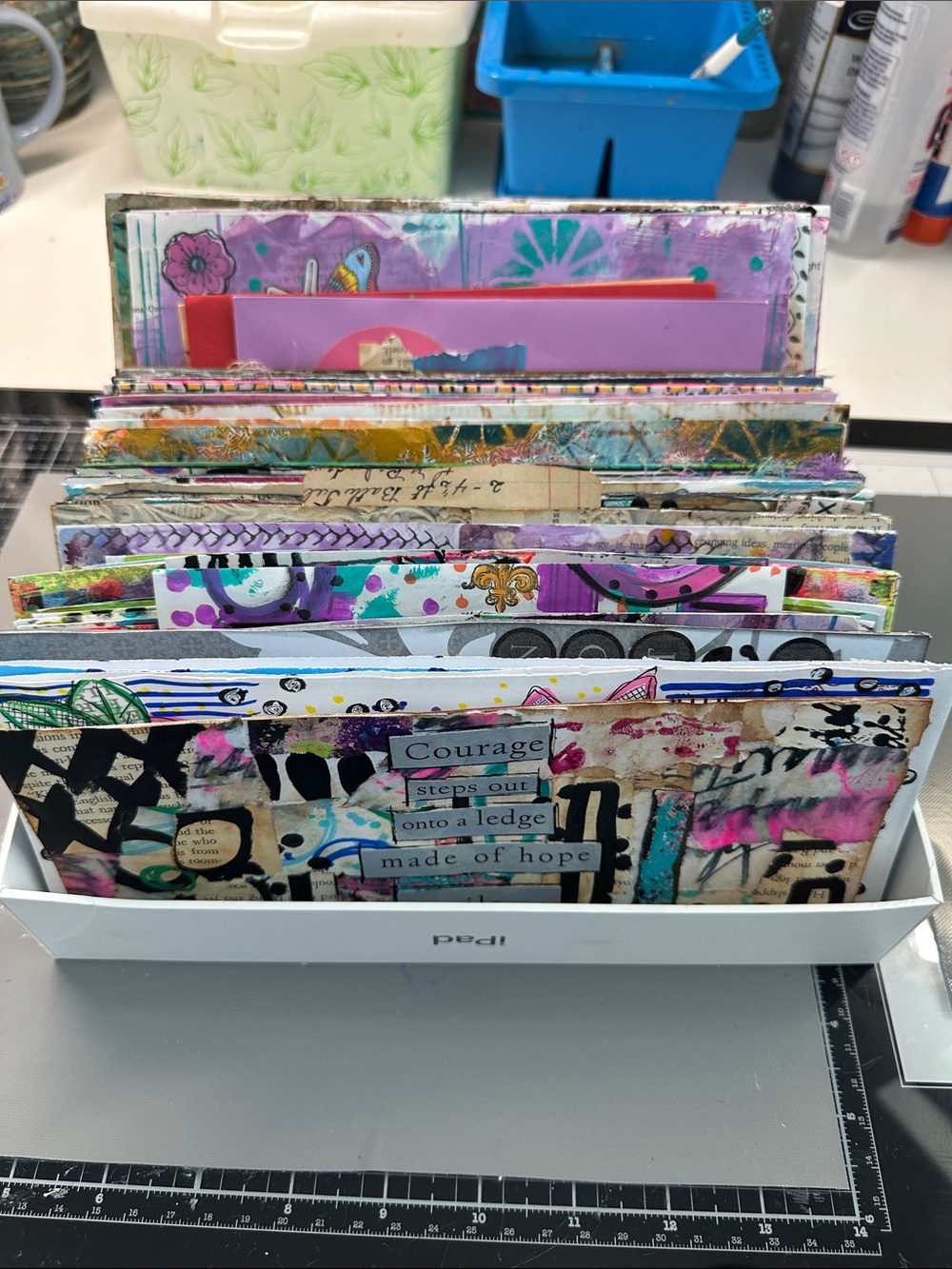 Upcycled return envelopes